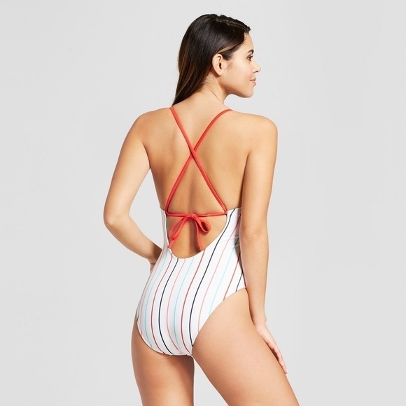 NEW stripe one piece - Picture 2 of 9